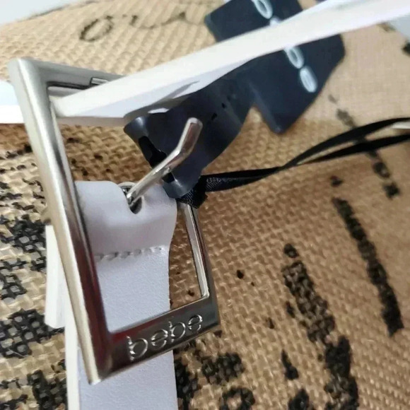 Nwt!:bebe Denim mini belt bag - Picture 6 of 9